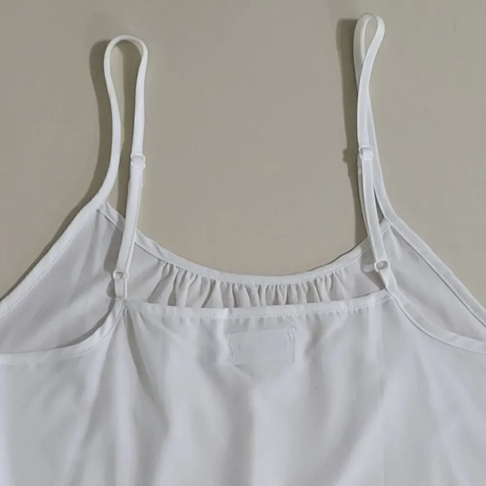 Time and Tru White Camisole Tank Top - Picture 8 of 11